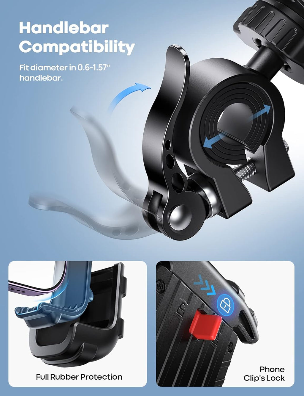SecureRide Bike Phone Mount