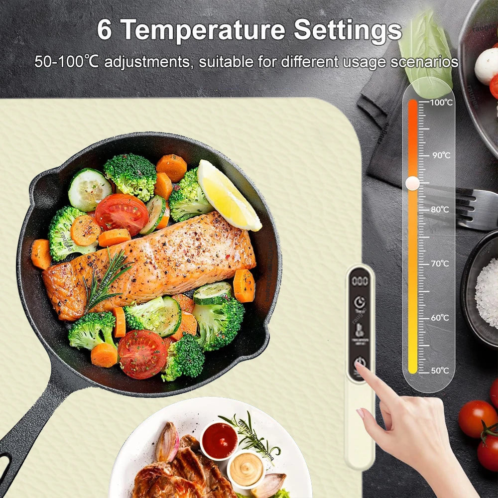 QuickHeat Foldable Table Warming Plate