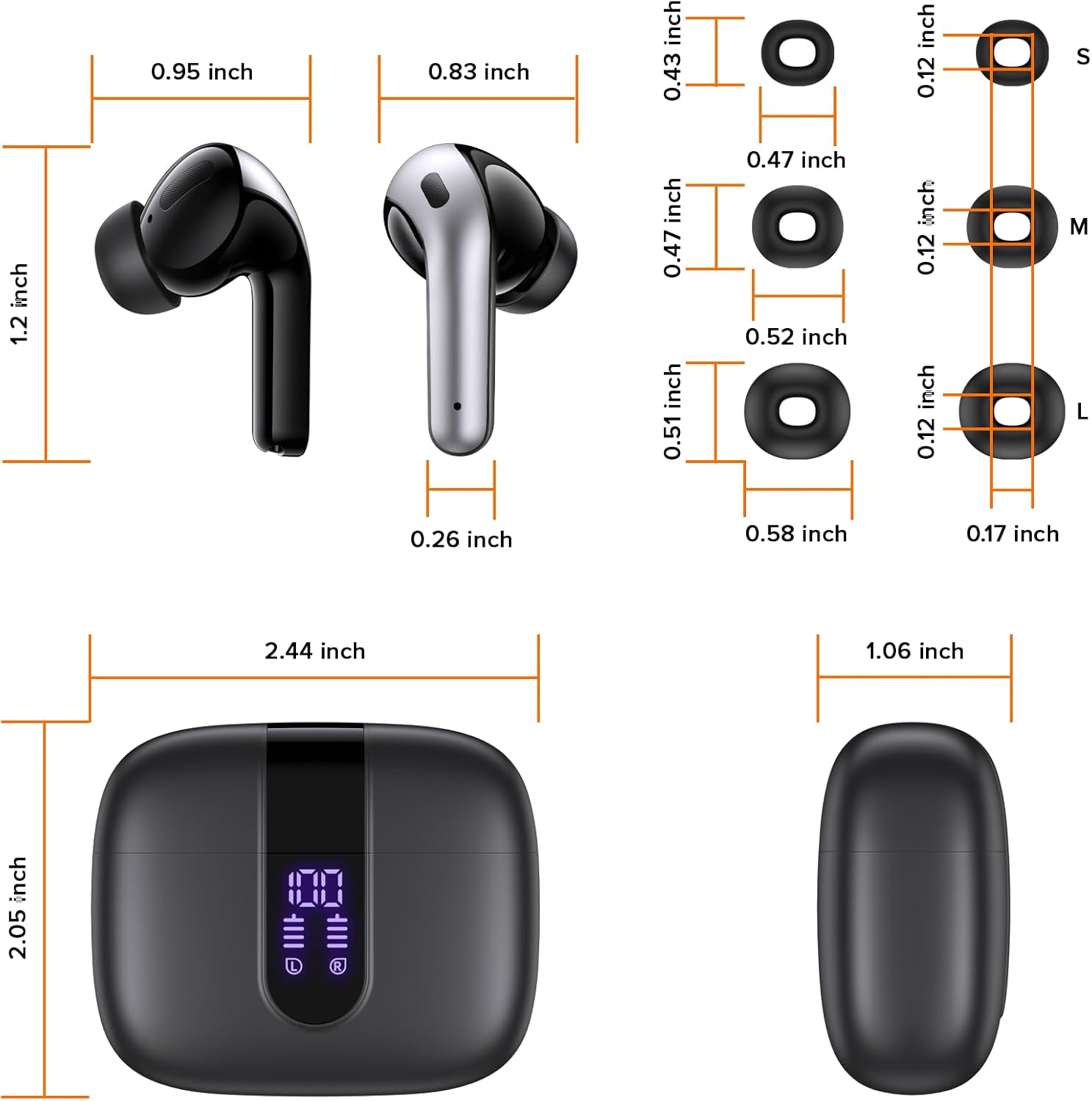 Tagry X True Wireless Earbuds