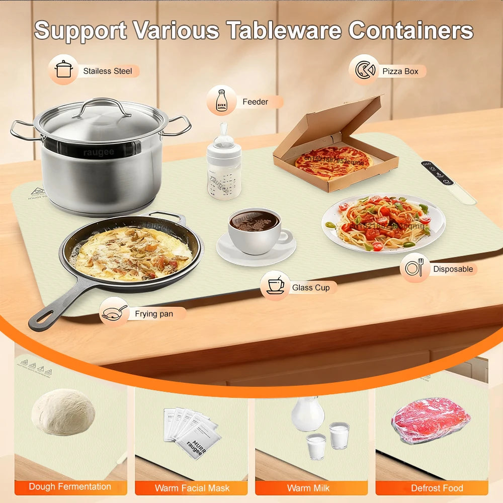 QuickHeat Foldable Table Warming Plate